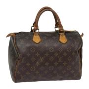 Louis Vuitton Vintage Pre-owned Canvas handvskor Brown, Dam