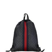 Gucci Vintage Pre-owned Canvas axelremsvskor Black, Dam