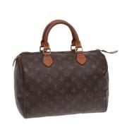 Louis Vuitton Vintage Pre-owned Canvas handvskor Brown, Dam