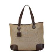 Prada Vintage Pre-owned Canvas prada-vskor Brown, Dam