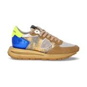 Philippe Model Vintage Chic Trpx Beige Blue Sneakers Beige, Dam