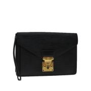 Louis Vuitton Vintage Pre-owned Laeder handvskor Black, Dam