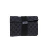 Gucci Vintage Pre-owned Canvas gucci-vskor Black, Dam