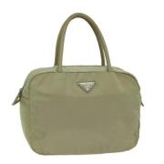 Prada Vintage Pre-owned Nylon prada-vskor Green, Dam