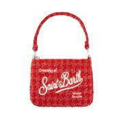 MC2 Saint Barth Stickat Design Handväska Organizer Red, Dam