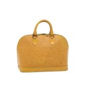 Louis Vuitton Vintage Pre-owned Laeder handvskor Yellow, Dam