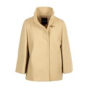 Fay Beige Kappor Capospalla Beige, Dam