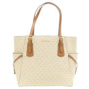 Michael Kors Pre-owned Pre-owned Canvas totevskor Beige, Dam