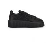 Hogan Sportiga Svarta Sneakers med Memory Foam Black, Dam