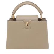 Louis Vuitton Vintage Pre-owned Laeder handvskor Gray, Dam