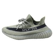 Yeezy Neutrala Toner Livsstil Sneakers Granit Stil Gray, Dam