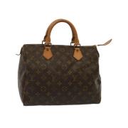 Louis Vuitton Vintage Pre-owned Canvas handvskor Brown, Dam