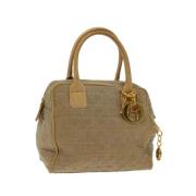 Dior Vintage Pre-owned Nylon handvskor Beige, Dam