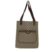 Gucci Vintage Pre-owned Canvas totevskor Beige, Dam