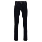 Jacob Cohën Slim Fit Mörkblå Bard Jeans Blue, Herr