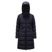 Moncler Marinblå Avocette Lång Dunrock Blue, Dam