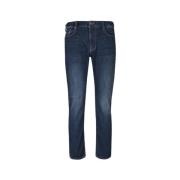 Armani Denim Jeans 5 Ficka Blue, Herr