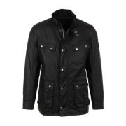 Barbour Svart International Duke Vaxjacka Black, Herr