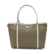 Gucci Vintage Pre-owned Laeder gucci-vskor Beige, Dam