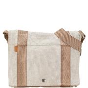 Hermès Vintage Pre-owned Canvas axelremsvskor Beige, Dam