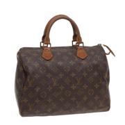 Louis Vuitton Vintage Pre-owned Canvas handvskor Brown, Dam