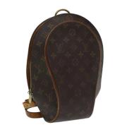 Louis Vuitton Vintage Pre-owned Canvas axelremsvskor Brown, Dam