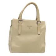 Prada Vintage Pre-owned Laeder prada-vskor Beige, Dam