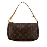 Louis Vuitton Vintage Pre-owned Canvas kuvertvskor Brown, Dam