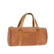 Celine Vintage Pre-owned Canvas handvskor Orange, Dam