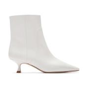 Stuart Weitzman Naomi 50 ZIP Bootie White, Dam