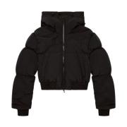 Diesel Svart Parka för Kvinnor Aw24 Black, Dam