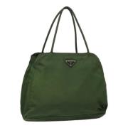 Prada Vintage Pre-owned Nylon prada-vskor Green, Dam