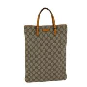 Gucci Vintage Pre-owned Canvas handvskor Beige, Dam