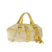 Celine Vintage Pre-owned Bomull celine-vskor Beige, Dam