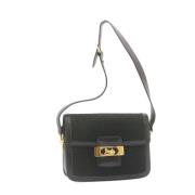 Celine Vintage Pre-owned Canvas axelremsvskor Black, Dam