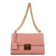 Gucci Vintage Pre-owned Laeder axelremsvskor Pink, Dam