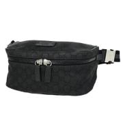 Gucci Vintage Pre-owned Canvas crossbodyvskor Black, Dam