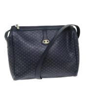 Celine Vintage Pre-owned Canvas axelremsvskor Black, Dam