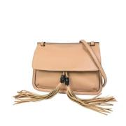 Gucci Vintage Pre-owned Laeder gucci-vskor Beige, Dam