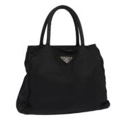 Prada Vintage Pre-owned Nylon prada-vskor Black, Dam