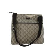 Gucci Vintage Pre-owned Canvas gucci-vskor Beige, Dam