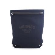 Hermès Vintage Pre-owned Canvas axelremsvskor Blue, Dam