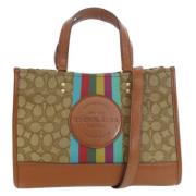 Coach Pre-owned Pre-owned Canvas totevskor Multicolor, Dam