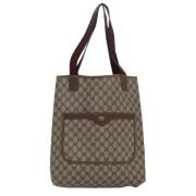 Gucci Vintage Pre-owned Laeder totevskor Beige, Dam