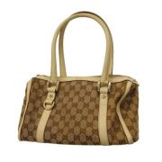 Gucci Vintage Pre-owned Canvas gucci-vskor Brown, Dam