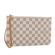 Louis Vuitton Vintage Pre-owned Canvas handvskor White, Dam