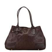 Gucci Vintage Pre-owned Laeder gucci-vskor Brown, Dam