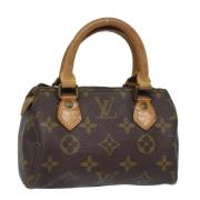 Louis Vuitton Vintage Pre-owned Canvas handvskor Brown, Dam