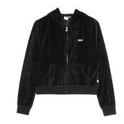 Vans Svart Lättvikts Dragkedja Hoodie Together Forever Black, Dam