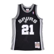 Mitchell & Ness Tim Duncan NBA Swingman Tank Top Black, Herr